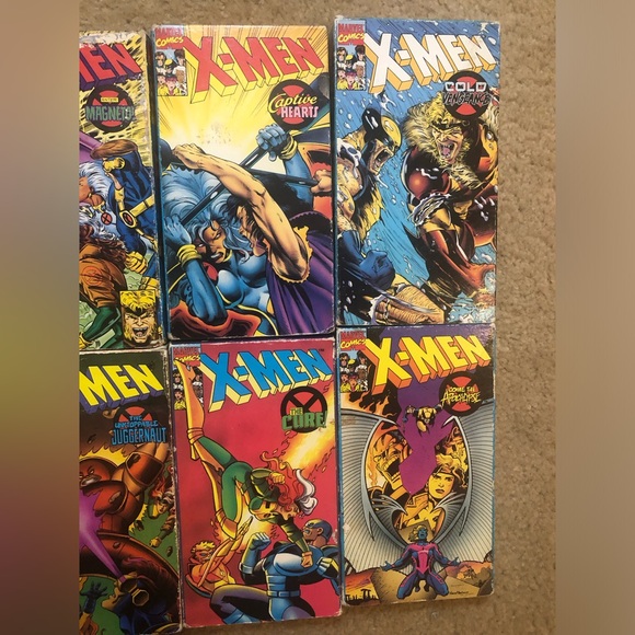 X-MEN VHS Lot Of 14 VHS Tapes Vintage Marvel Comic Series 1992 - Picture 7 of 16